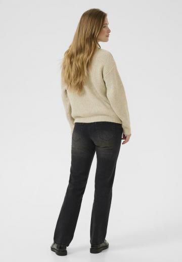 Пуловер в полоску