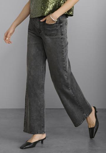 Клешеные джинсы