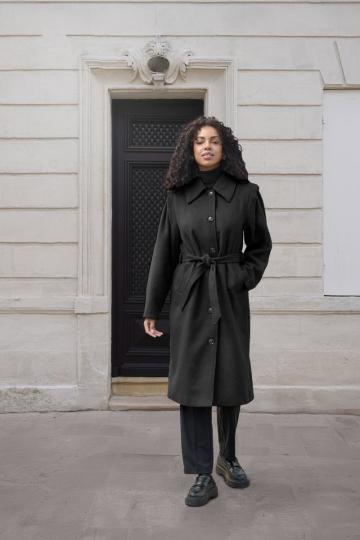 Шерстяное пальто