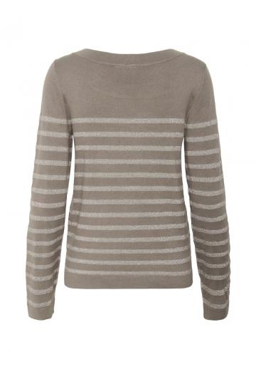 Пуловер в полоску