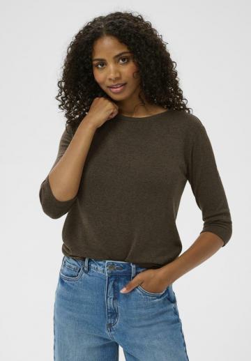 Пуловер с рукавом три четверти