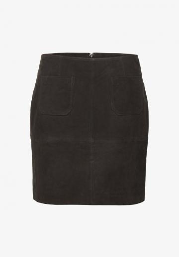 Кожаная юбка