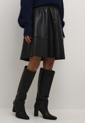 Кожаная юбка