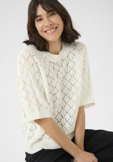 Пуловер с коротким рукавом