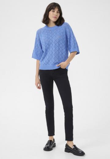 Пуловер с коротким рукавом