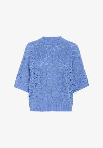 Пуловер с коротким рукавом