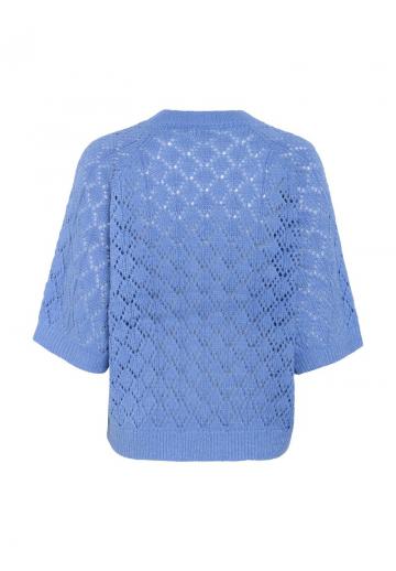 Пуловер с коротким рукавом