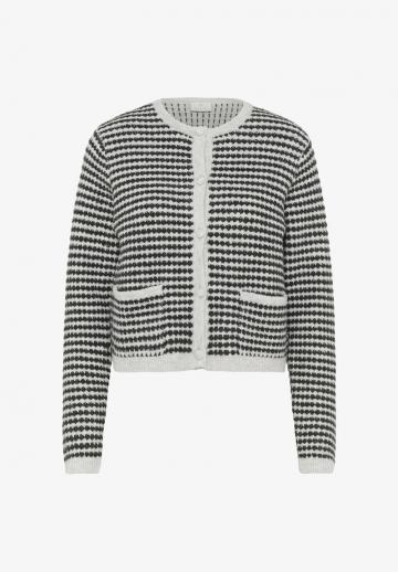 Жаккардовая вязаная кофта