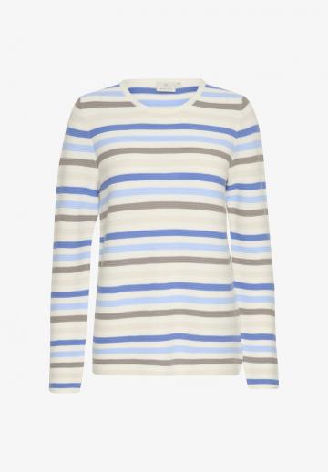 Пуловер в полоску