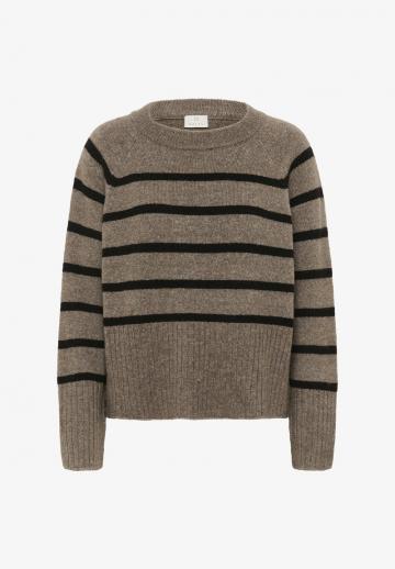 Пуловер в полоску