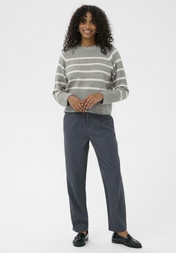 Пуловер в полоску