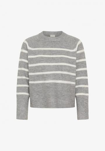 Пуловер в полоску