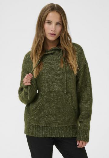 Пуловер с капюшоном