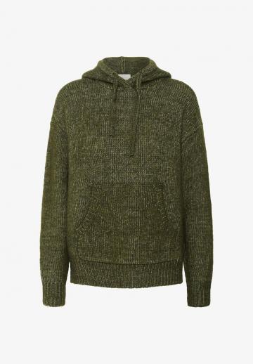 Пуловер с капюшоном