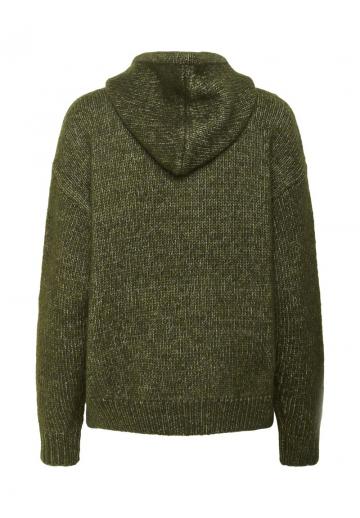 Пуловер с капюшоном
