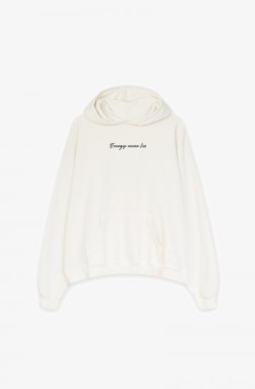 Пуловер с капюшоном