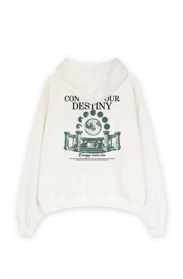 Пуловер с капюшоном