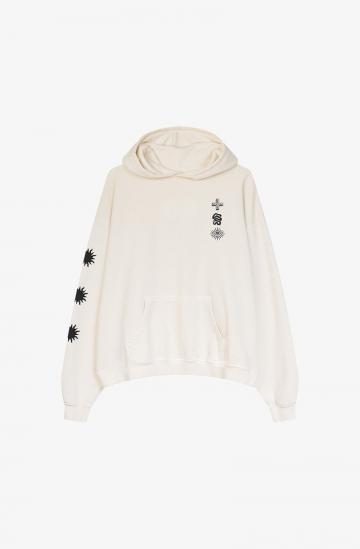 Пуловер с капюшоном