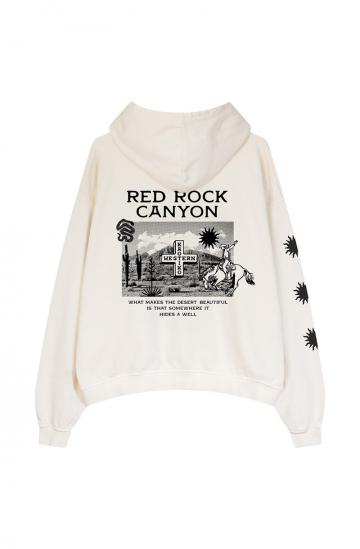 Пуловер с капюшоном