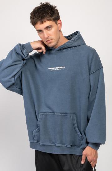 Пуловер с капюшоном