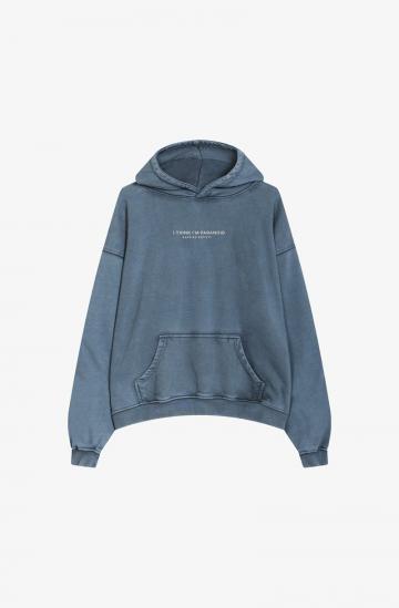 Пуловер с капюшоном