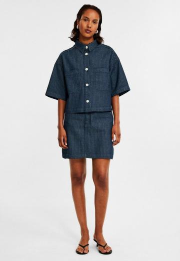 Джинсовая блузка