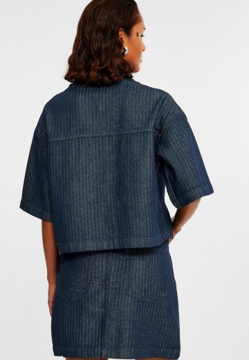 Джинсовая блузка