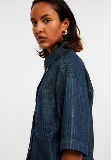 Джинсовая блузка