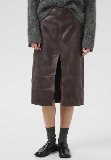 Кожаная юбка