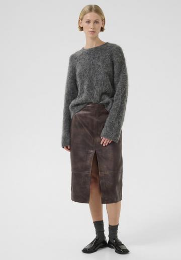 Кожаная юбка