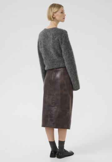 Кожаная юбка