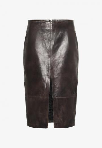 Кожаная юбка