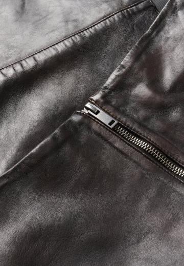 Кожаная юбка