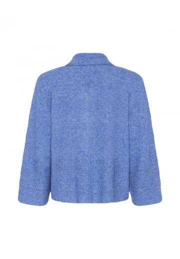 Пуловер с вырезом V