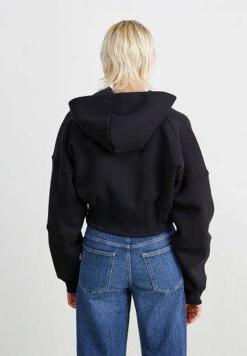 Пуловер с капюшоном