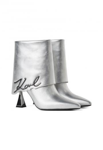 Полусапожки на высоком каблуке