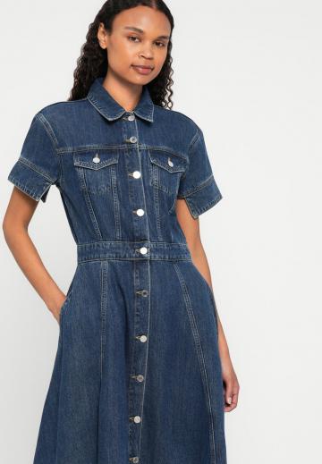 Джинсовое платье