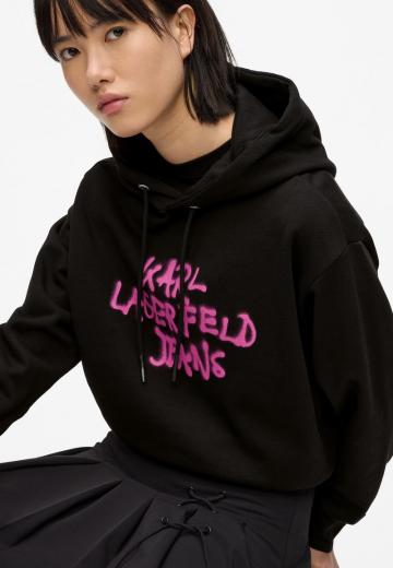 Пуловер с капюшоном