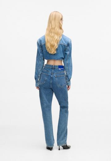 Прямые джинсы
