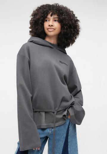 Пуловер с капюшоном