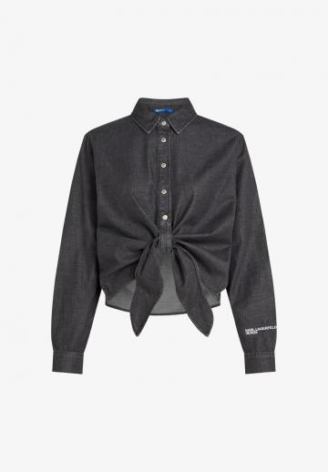 Джинсовая блузка