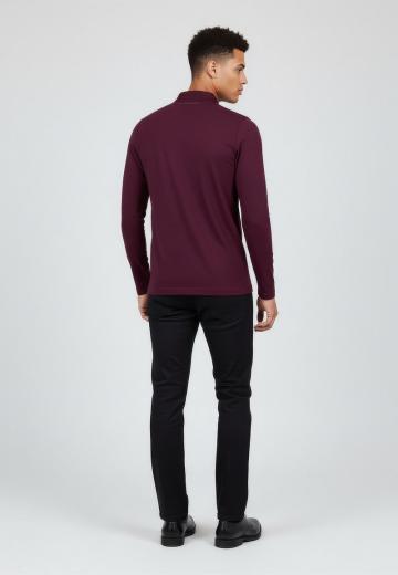 Поло с длинным рукавом