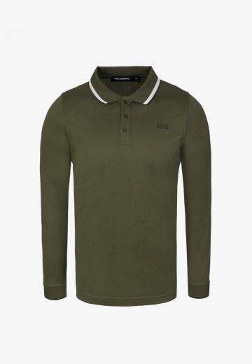 Поло с длинным рукавом