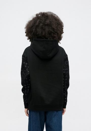 Пуловер с капюшоном