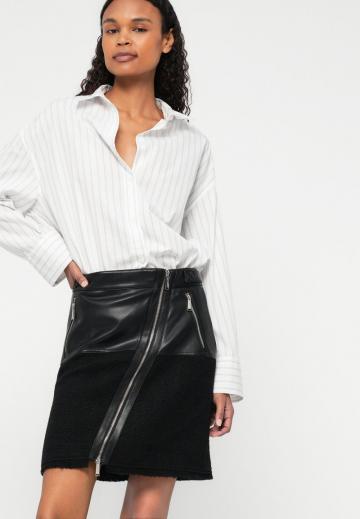 Кожаная юбка