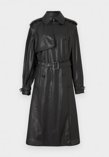 Пальто из искусственной кожи