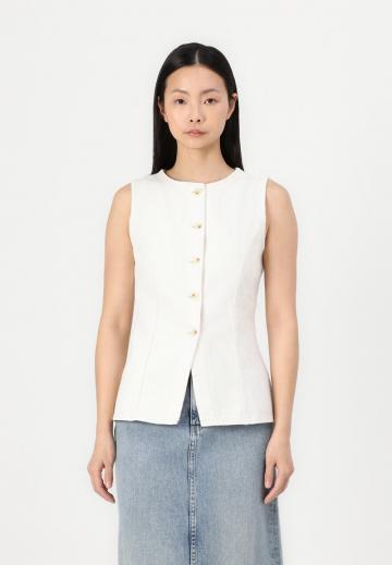 Джинсовая жилетка