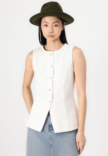 Джинсовая жилетка