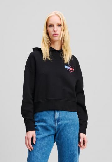 Пуловер с капюшоном