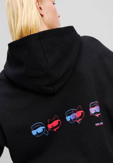 Пуловер с капюшоном